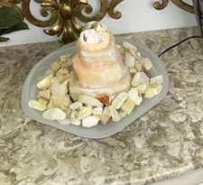 Gemstone Tabletop Fountain Modern Feng-Shui Fountains