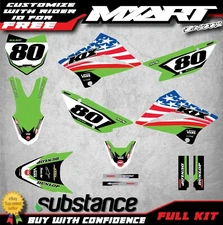 Custom Graphics Kit to fit Kawasaki KLX 110 - 2010 - 2025 SWAT STYLE stickers