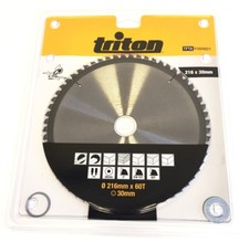 Triton TCT Circular Saw Blade 216mm x 30mm x 24,48 or 60T You Choose Cut Cuts