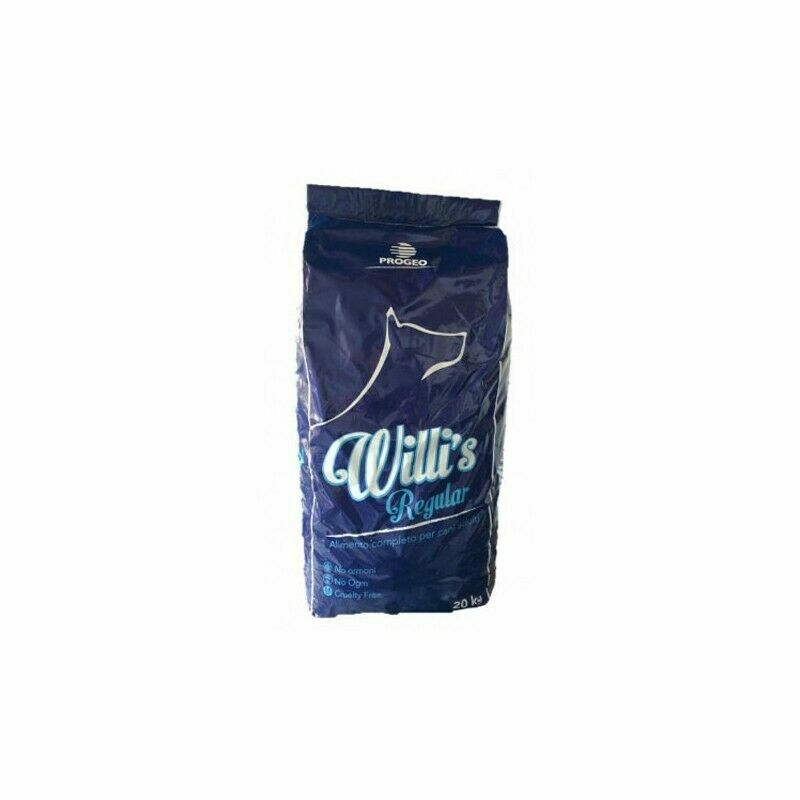 Progeo Willi's Regular 20kg Offerta - Sacco Scorta Cane Mantenimento