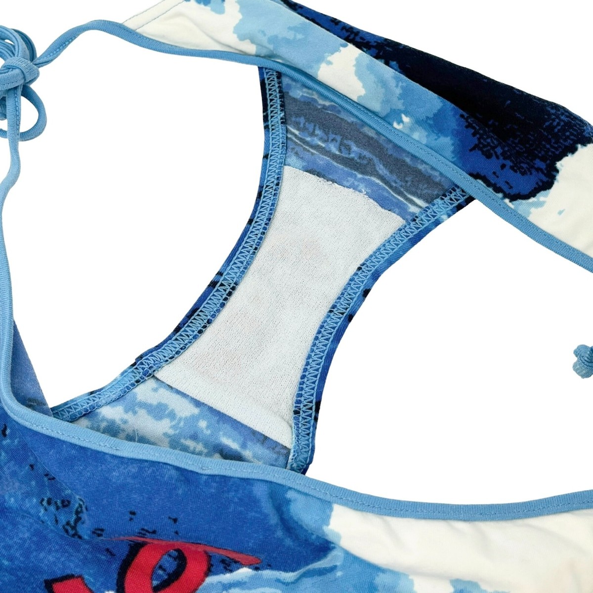 CHANEL Surf Vintage 02S CC Mark Logo Bikini Swimwear #40