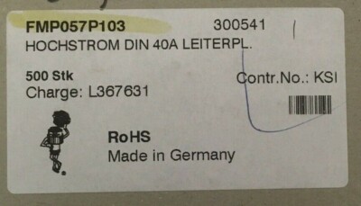 Tube of 20 FMP057P103 HOCHSTROM DIN 40A High Power Contact For D-Sub Connector 