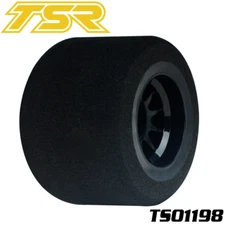 Team Saxo TS01198 1/10 F1 Pre-Glued Foam Tire Rear 25Sh (2) RC Car Racing Part