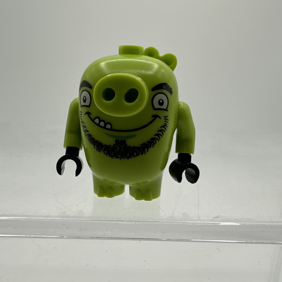 Lego Angry Birds LEONARD Green Pig W/ Beard Minifigure Piggy