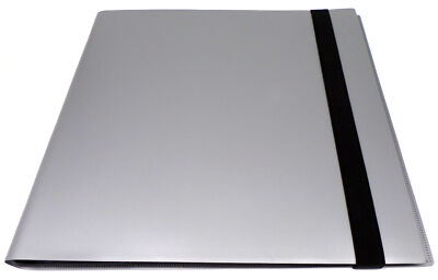 Docsmagic.de Pro-Player 12-Pocket Playset Album Silver - 480 Card Binder - MTG -