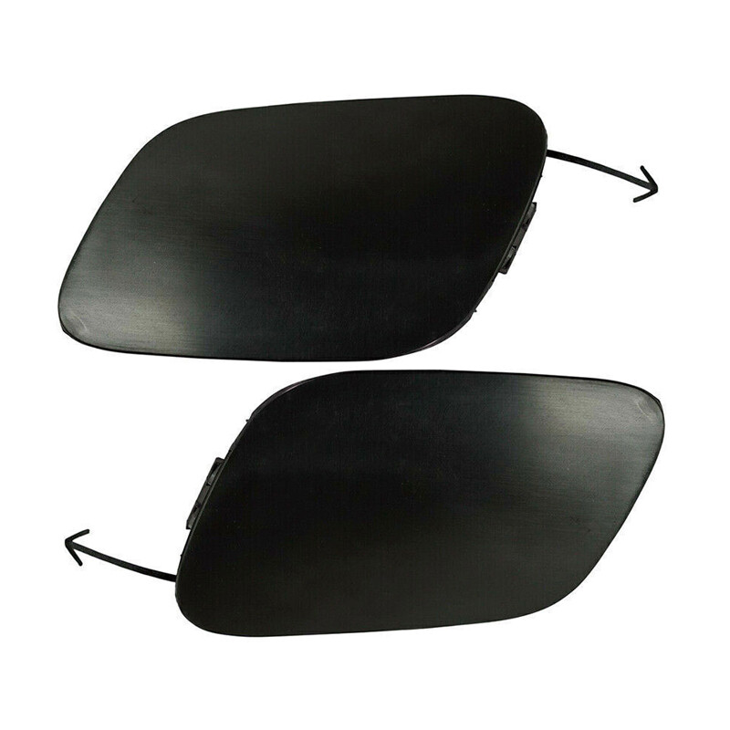 2x Front Bumper Tow Hook Eye Cap Cover Black Fit For Toyota Prius 2019