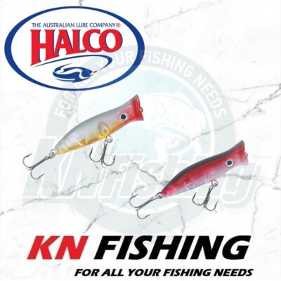 HALCO ROOSTA POPPER 80 Hard Lures Boat Fishing 80mm 16gr