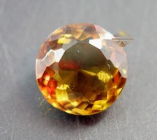 7 Ct Approx. Natural Rarest Bi-Color Brazil Andalusite Certified Round Gemstone