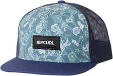 Rip Curl Mens Trucker Hat Combo Logo Patch Bl...