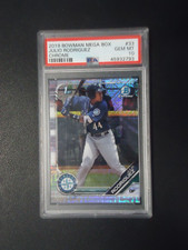 Julio Rodriguez 2019 TOPPS BOWMAN MEGA BOX CHROME Card #33 - PSA GEM MINT 10