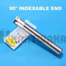25mm 90 Degree Square Shoulder Indexable End Mill 4 Flute 4NK060308 Inserts 10P