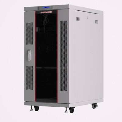 27U Server Rack IT Cabinet Data Network Rack Enclosure - 35-Inch Deep Rack Stand
