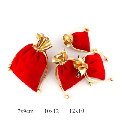 50pcs 7x9 10x12 12x16 Samt Tasche Kordelzug Candy Schmuck Geschenke Andenken