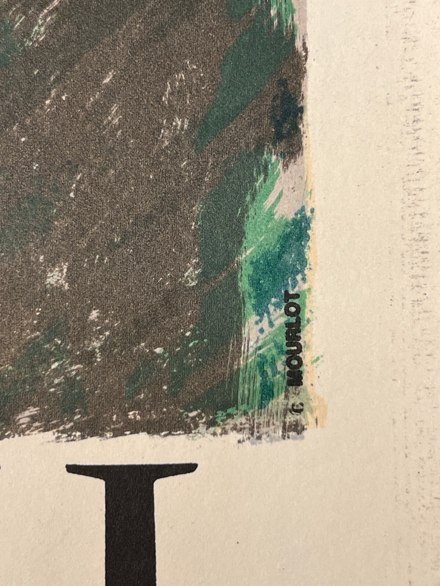 CASSIGNEUL Original Lithograph Poster 1984 printed by