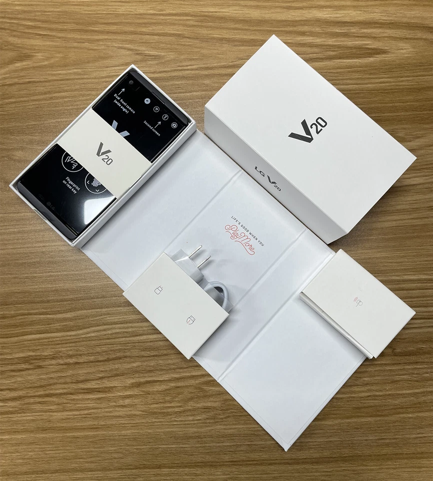 LG V20 H990DS Dual SIM Unlocked 64GB + 4GB Fingerprint 4G Smartphone- New Sealed - Image 3 of 4