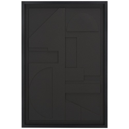 Safavieh Power Outage Wood and Iron Framed Dimensional Art in Black - Bild 2 von 7