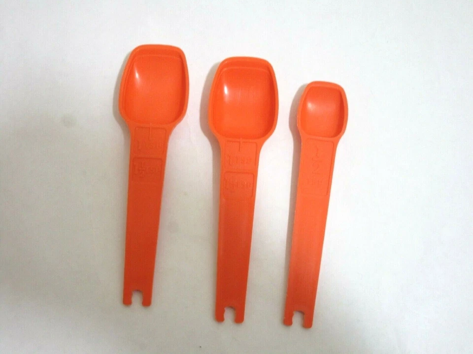 Tupperware Replacement Measuring Spoons Orange & Harvest Orange You Choose EUC - Image 2 of 4