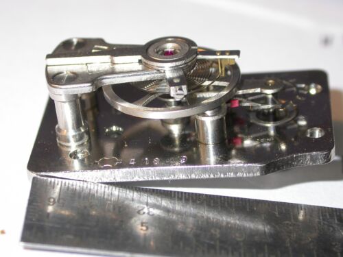 Vintage Hermle jewed Ships Clock Balance assembly assy good staff #2 - Picture 2 of 3