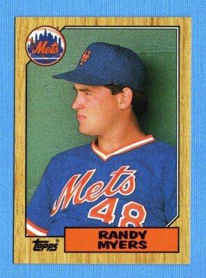 1987 Topps #213 Randy Myers New York Mets | eBay