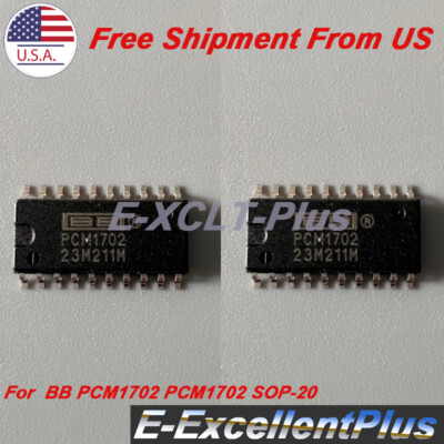2PCS BB PCM1702 Audio Digital-To-Analog Converter Integrated Circuits IC Chip