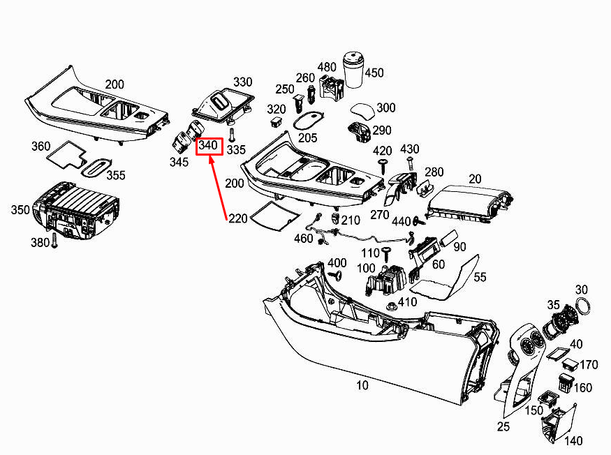 NOUVEAU FEU D'ÉCLAIRAGE MERCEDES-BENZ A W177 A1779054301 ORIGINAL