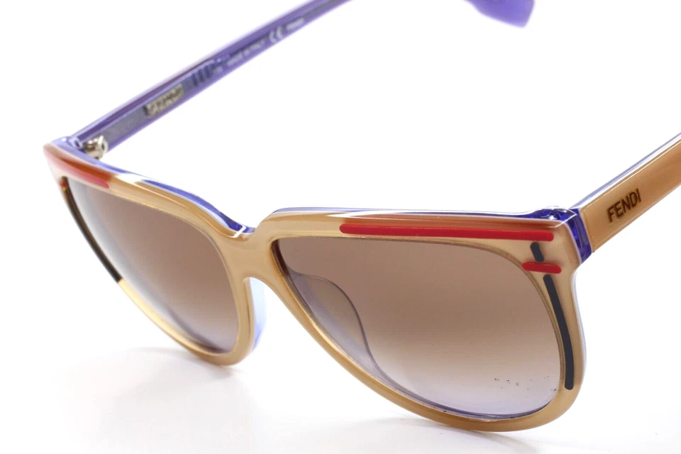 Gafas de sol Fendi FS5279 207 beige acetato diseñador Italia nuevas auténticas 57 mm Foto 4 de 4