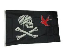 Captain Jack Pirate Flag 3 X 5 3x5 Feet Polyester New Sparrow