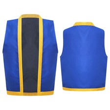 Kids Boys Waistcoat Fancy Outwear Show Blouse Role Play Tops Halloween Costume