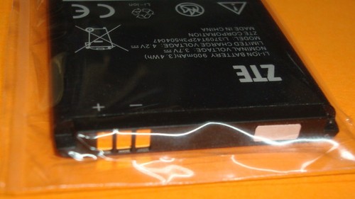 Cellulare flip ZTE Li-Ion 950mAh 4,2 V 3,6 Wh AT&T Z331 batteria GB/T 18287-2000 - Foto 4 di 6