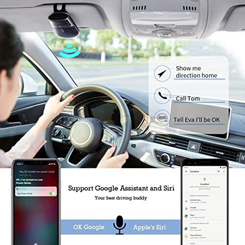 Hands Free Bluetooth car Speaker for Cell Phone, Bluetooth Phone Speaker for - Picture 3 of 7