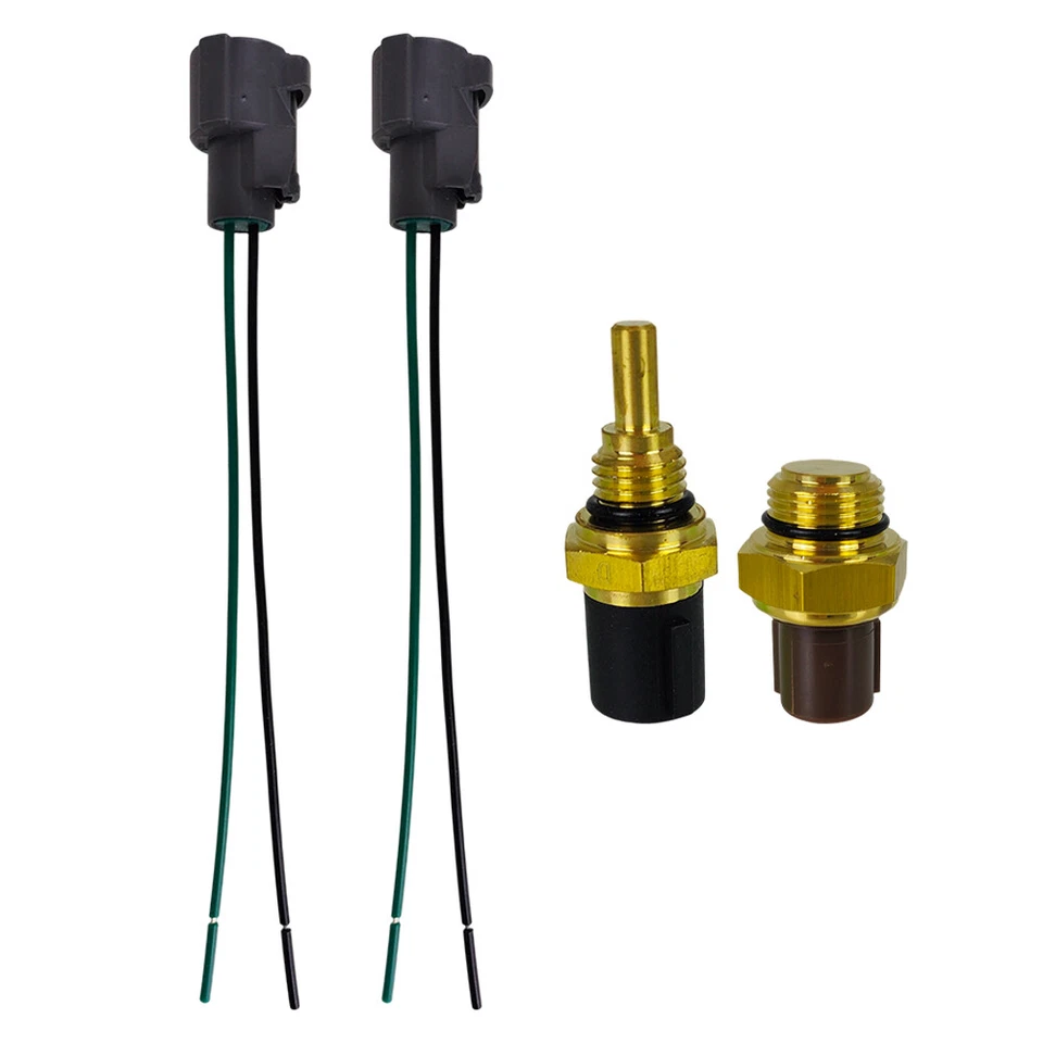 For Acura CL/RSX/TSX Coolant Fan Switch & Temp Sensor 2x Connectors - Image 2 of 4