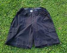 Cannondale Black Nylon Cargo Cycling Padded 2 in 1 Shorts Men's XXL