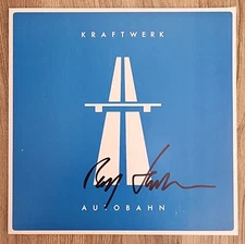 Ralf Hutter Signed Kraftwerk - Autobahn Vinyl Record Album LEGEND RAD