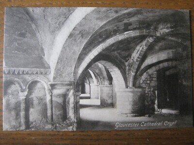 Gloucester Cathedral Crypt, Gloucestershire - um 1906