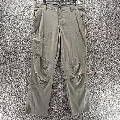 Columbia Pants Mens 36x30 Tan Omni Shield Outdoors Hiking Fishing Normcore Logo