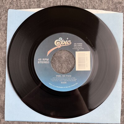 SADE - FEEL NO PAIN / LOVE IS STRONGER … SADE Feel No Pain / Love Is Stronger Than Pride 45 Epic 34-74903
