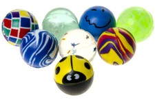 Bunt gemischte Flummis,  20 - 1000 Stück Springball 30 mm Mitgebsel, Geburtstag