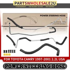 4Pcs Power Steering Return & Reservoir Line Hose for Toyota Camry 1997-2001 2.2L