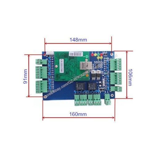 2-Door Control Kit with Reader/Key Fob/180kg Magnetic Locks/Switch/Power Unit - Picture 3 of 24