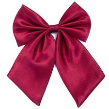 Ladies Girl Bowknot Bow Tie - Adjustable Pre-tied Solid Color Handmade Bowtie...