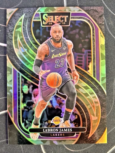2024-25 - Panini Select Basketball - LEBRON JAMES CAMO PRIZM /125