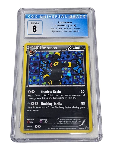 Umbreon BW93 Black Star Promos Holo CGC 8 NM/Mint 5143