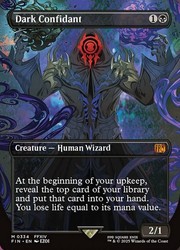 Dark Confidant (Borderless) #334 Final Fantasy MTG Mythic