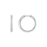 Thomas Sabo Creolen Damen WeißE Zirkonia Sterlingsilber CR673-051-14