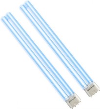 UVC Light Tube Ozone Sanitizer Ultraviolet Bulb 38W 13.78"-2 Pack