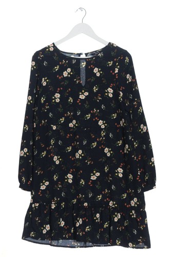 VERO MODA Abito a maniche lunghe Donna Taglia IT 40 blu-bianco-verde - Foto 5 di 5
