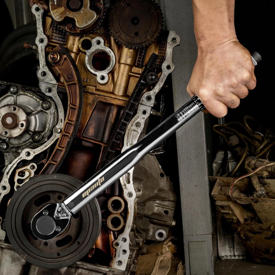 EPAuto 1/2-inch Drive Click Torque Wrench, 10-150 ft/lb, 13.6-203.5 N/m - Image 2 of 4