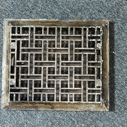 ANTIK VIKTORIANISCH passend für 10 "X 12" Loch, Gusseisen Boden Rost Register - Bild 2 von 4