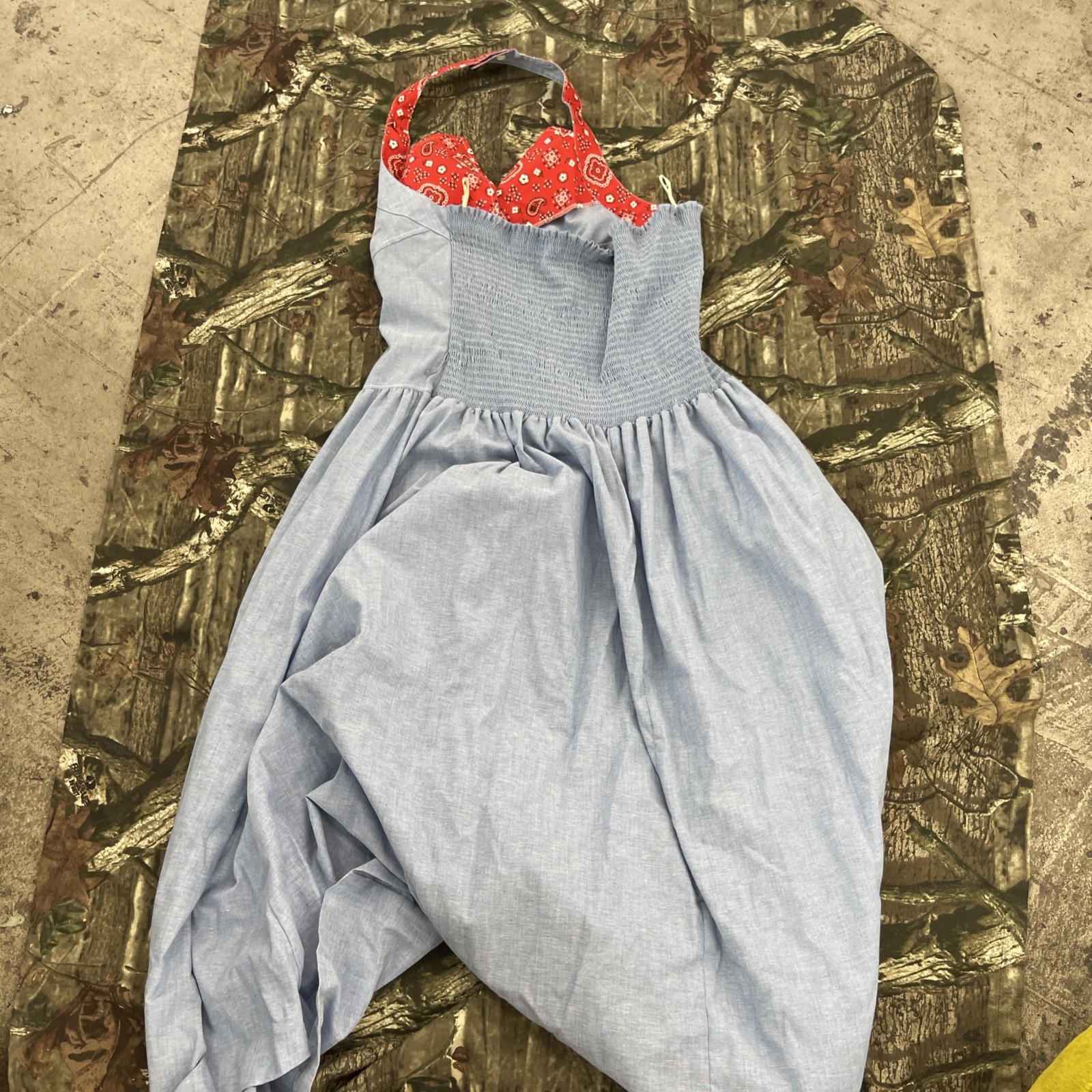 Panhandle Slim Dress Size 16 Blue Western H68 image 2