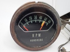 1963-1964 Chevrolet Tachometer Fullsize Impala Ss Tach 6000 Rpm 5k Redline Oem 1963-1964 Chevrolet Tachometer Fullsize Impala Ss Tach 6000 Rpm 5k Redline Oem